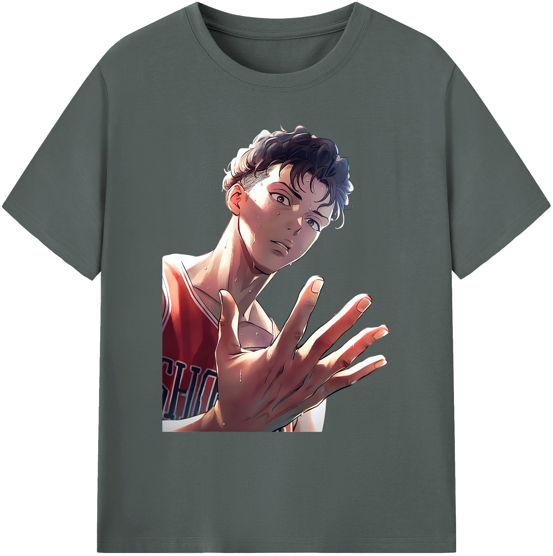 （画像用） SLAM DUNK／スラムダンク 綿100％ メンズ半袖Tシャツ｜肌触りやわらか＆通気性